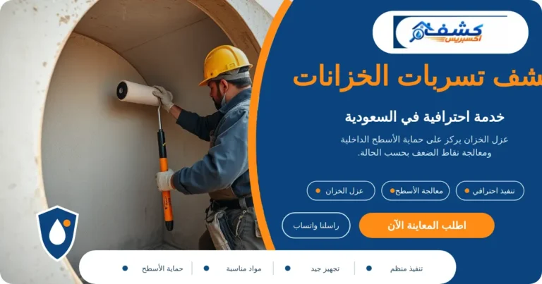 كشف تسربات الخزانات